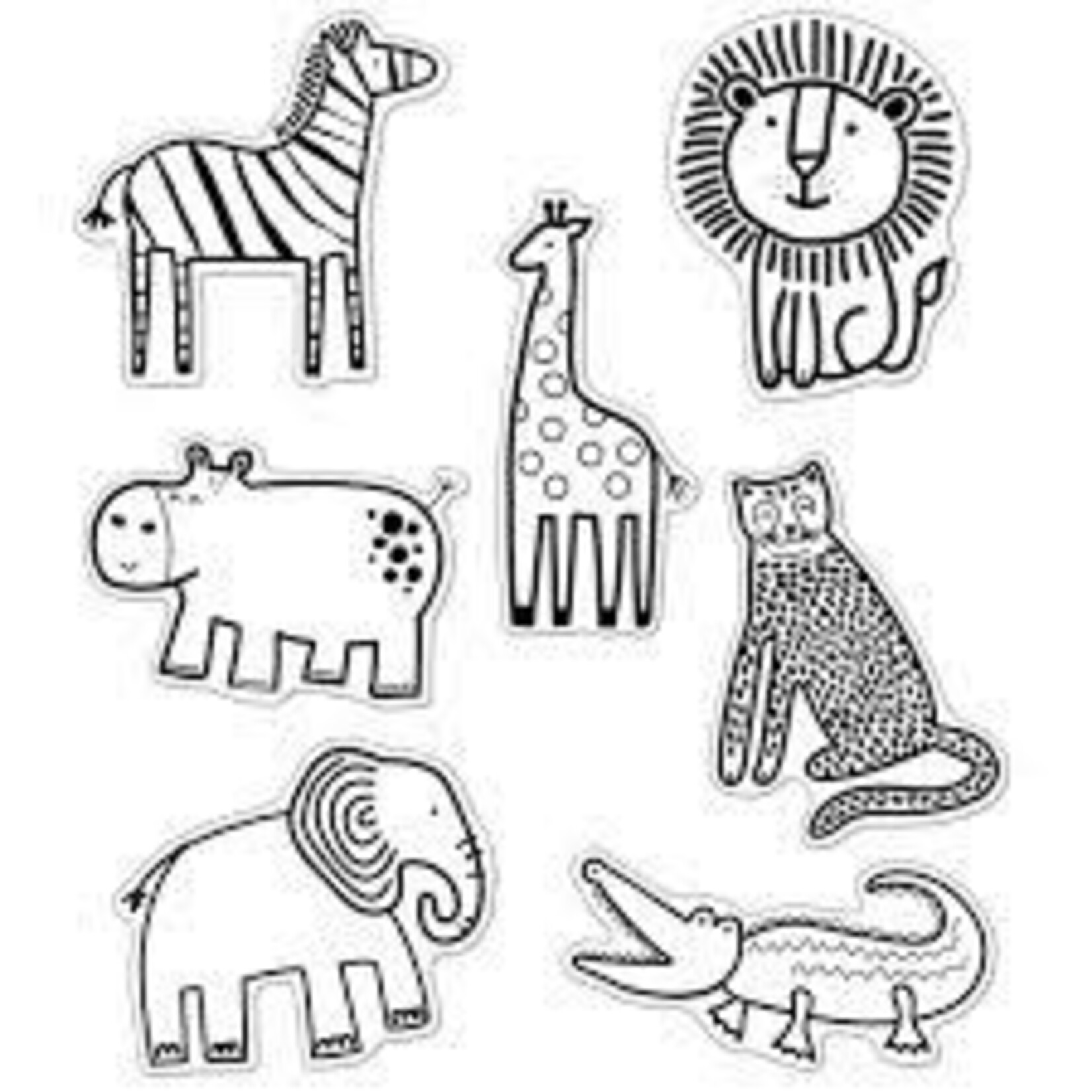 Carson-Dellosa Publishing Group Safari Animals Cut-Outs [CD120628]