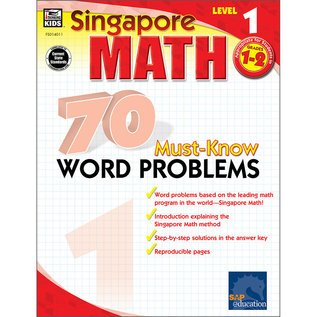 Carson-Dellosa Publishing Group SINGAPORE MATH WORD PROBLEMS 1-2
