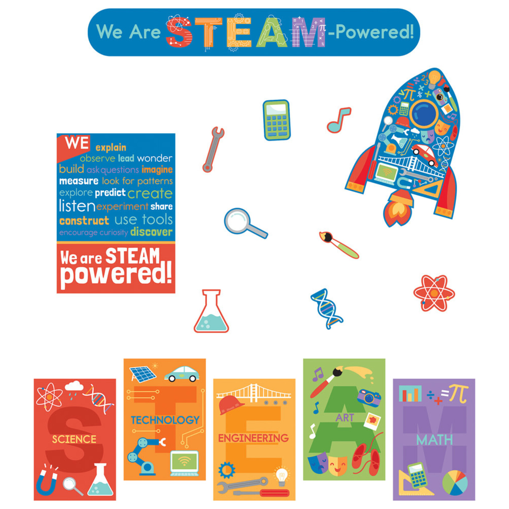Carson-Dellosa Publishing Group STEAM Bulletin Board Set [CD110469]
