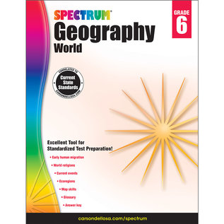 Carson-Dellosa Publishing Group SPECTRUM GEOGRAPHY WORLD GRADE 6