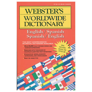 BAZIC WEBSTER Jumbo 320 Pg. Spanish-English Dictionary