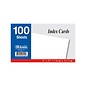 BAZIC BAZIC 100 Ct. 3 X 5 Unruled White Index Card