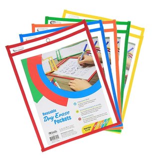 BAZIC BAZIC Reusable Dry Erase Pockets