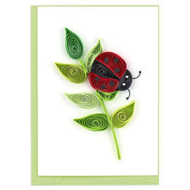 QUILLING CARDS, INC Quilled Ladybug Gift Enclosure Mini Card