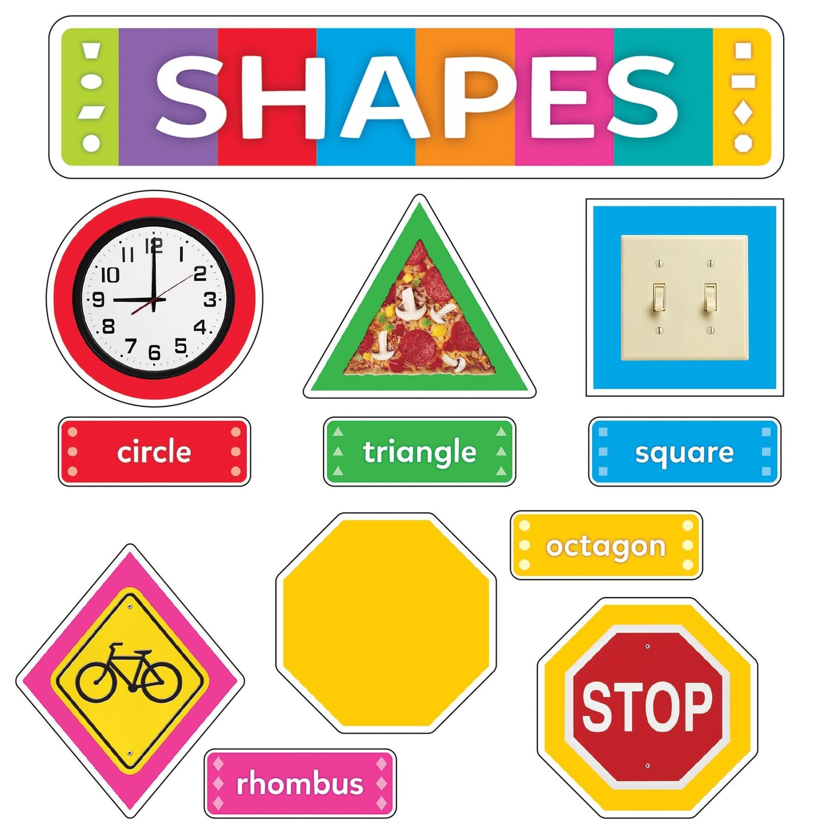 Trend Enterprises Shapes All Around Us Learning Set [T19004]