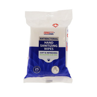 BAZIC Antibacterial Sanitizing Wipes (25/pack)