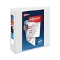 AVERY Avery Heavy-Duty View 3-Ring Binder With Locking One-Touch EZD Rings, 3" D-Rings, 49% Recycled, White