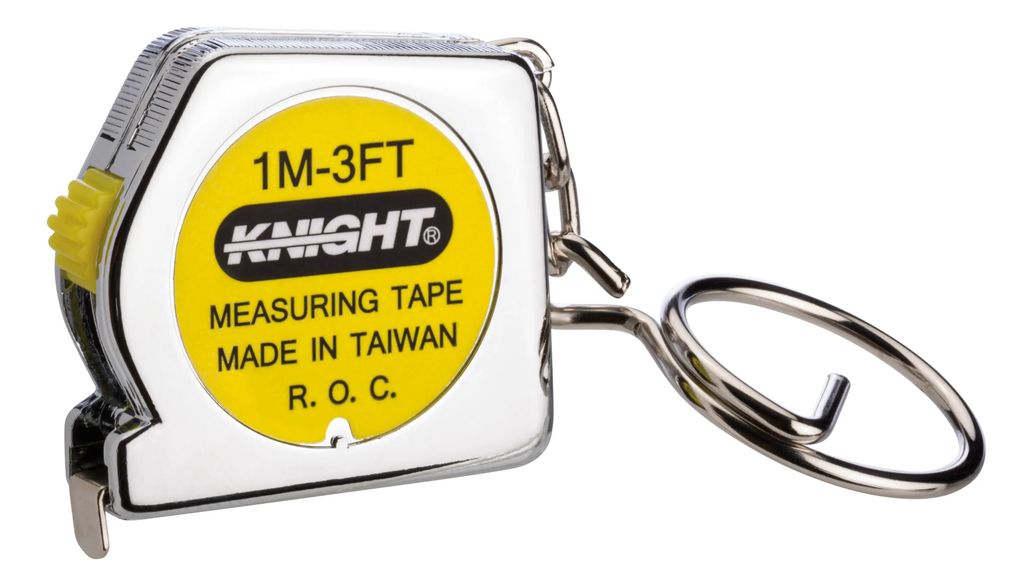Custom Mini Grip Tape Measure Keychain - 3.25