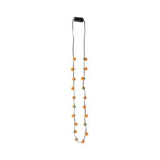 DM Merchandising New Losta Light Pumpkin Necklace w/20 lights