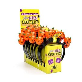 DM Merchandising Lotsa LITES! JUMBO Flashing Pumpkin Headband