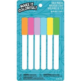 Colorbok Colobok Make It Colorful Chalk Markers 6/Pkg