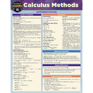 QuickStudy QuickStudy | Calculus Methods Laminated Study Guide