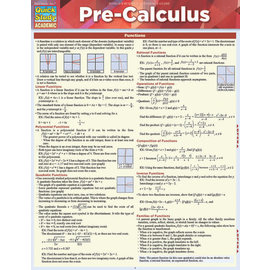 QuickStudy QuickStudy | Pre-Calculus Laminated Study Guide
