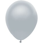 BSA Latex Balloons 11 Inch 100 Count Shining Platinum Silver [71111]