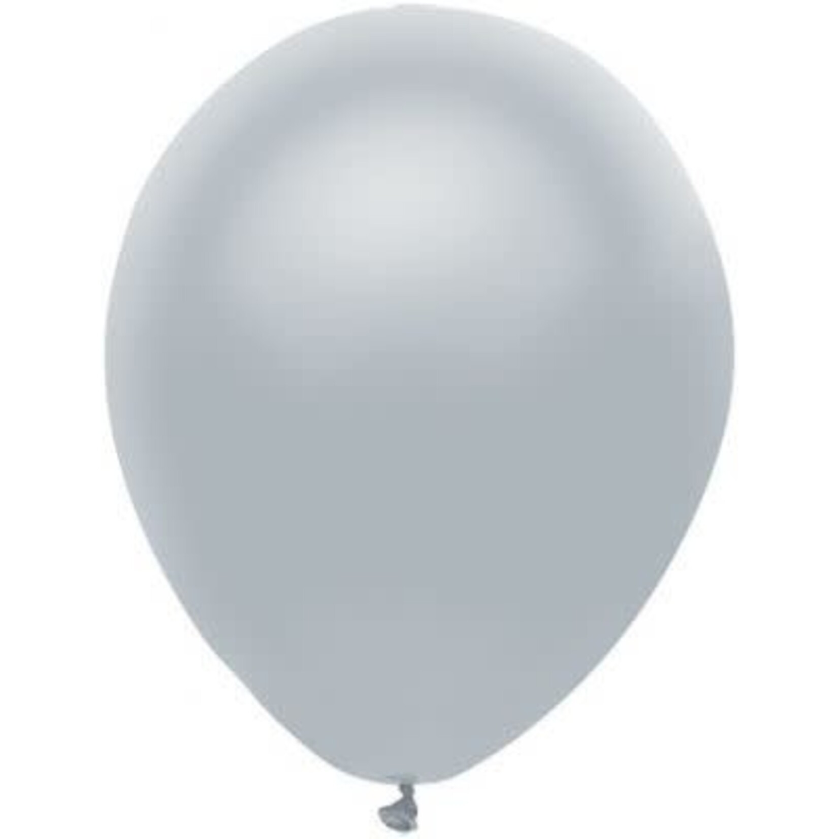 BSA Latex Balloons 11 Inch 100 Count Shining Platinum Silver [71111]