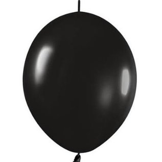 Betallic Link-O-Loon Black 11 Inch Latex Balloons 50 count