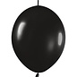 Betallic Link-O-Loon Black 11 Inch Latex Balloons 50 count