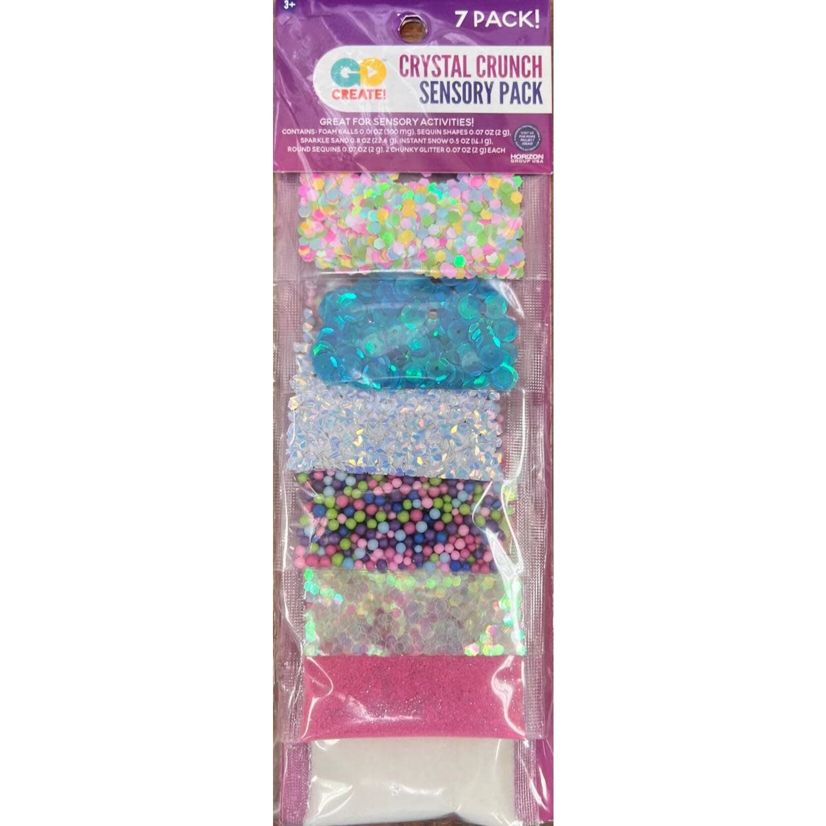 GO Create! Crystal Crunch Sensory Set 7 Packs [216795E]