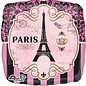 A Day in Paris 28 Inch Mylar Balloon - Paris Theme Balloon - 1 Pack NOT INFLATED