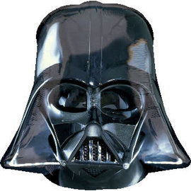 Darth Vader Helmet Balloon - Jumbo 25 Inch Star Wars Balloon - 1 Pack