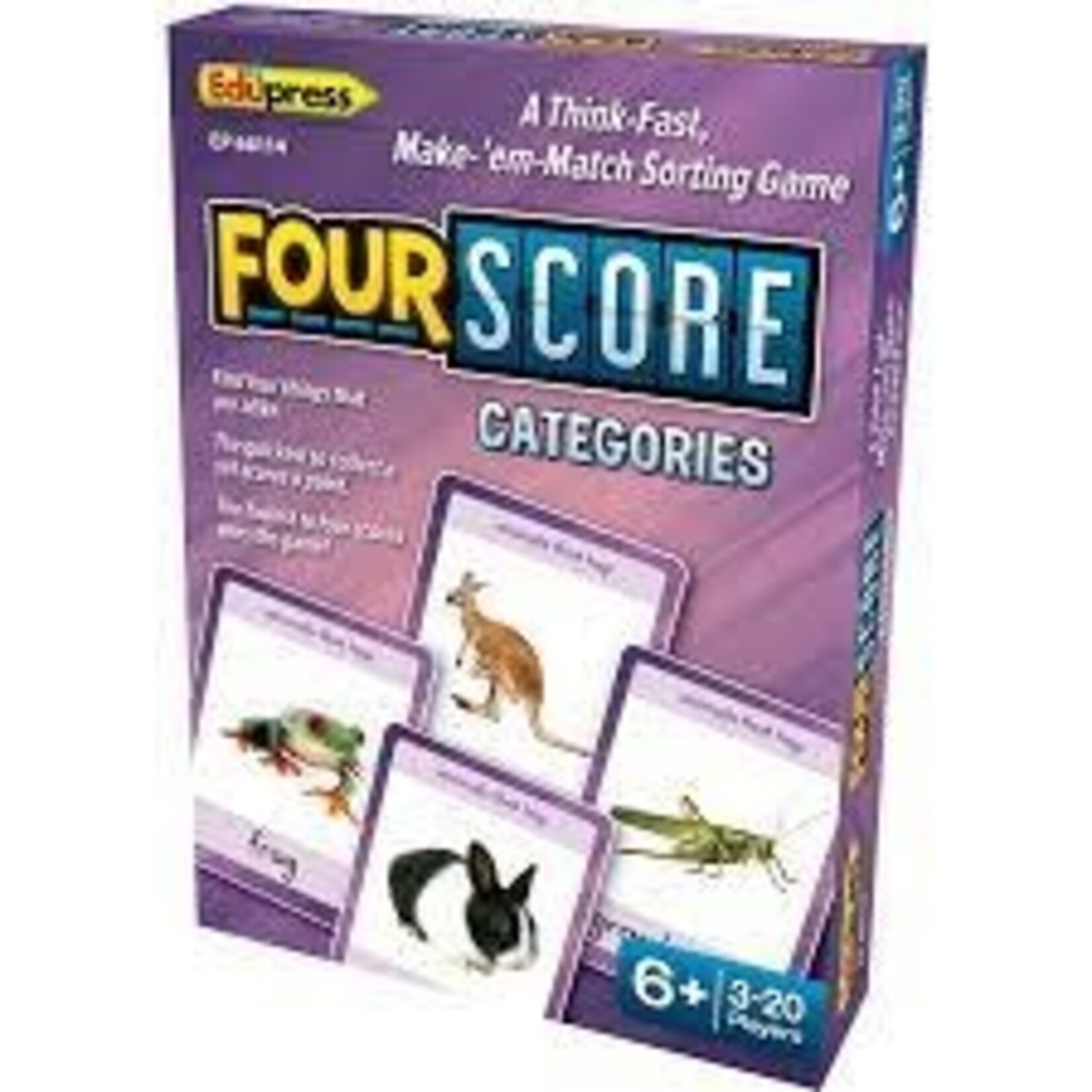Teacher Created Resources Four Score Card Game: Categories [EP66114]