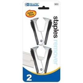 BAZIC BAZIC Claw Style Staples Remover w/ Safety Lock (2/Pack)