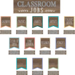 Teacher Created Resources Home Sweet Classroom Classroom Jobs Mini Bulletin Board [TCR8801]