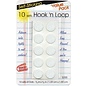 MAGIC-MOUNTS Hook ‘N Loop Dots (White) 5/8″ 10 Sets
