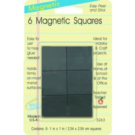MAGIC-MOUNTS MAGNETIC TAPE SQUARES 1"X1"