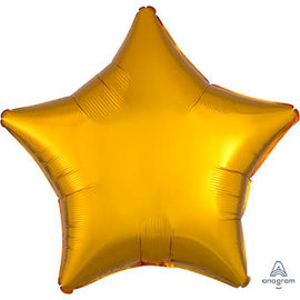 Metallic Gold 19 Inch Star Mylar Balloon