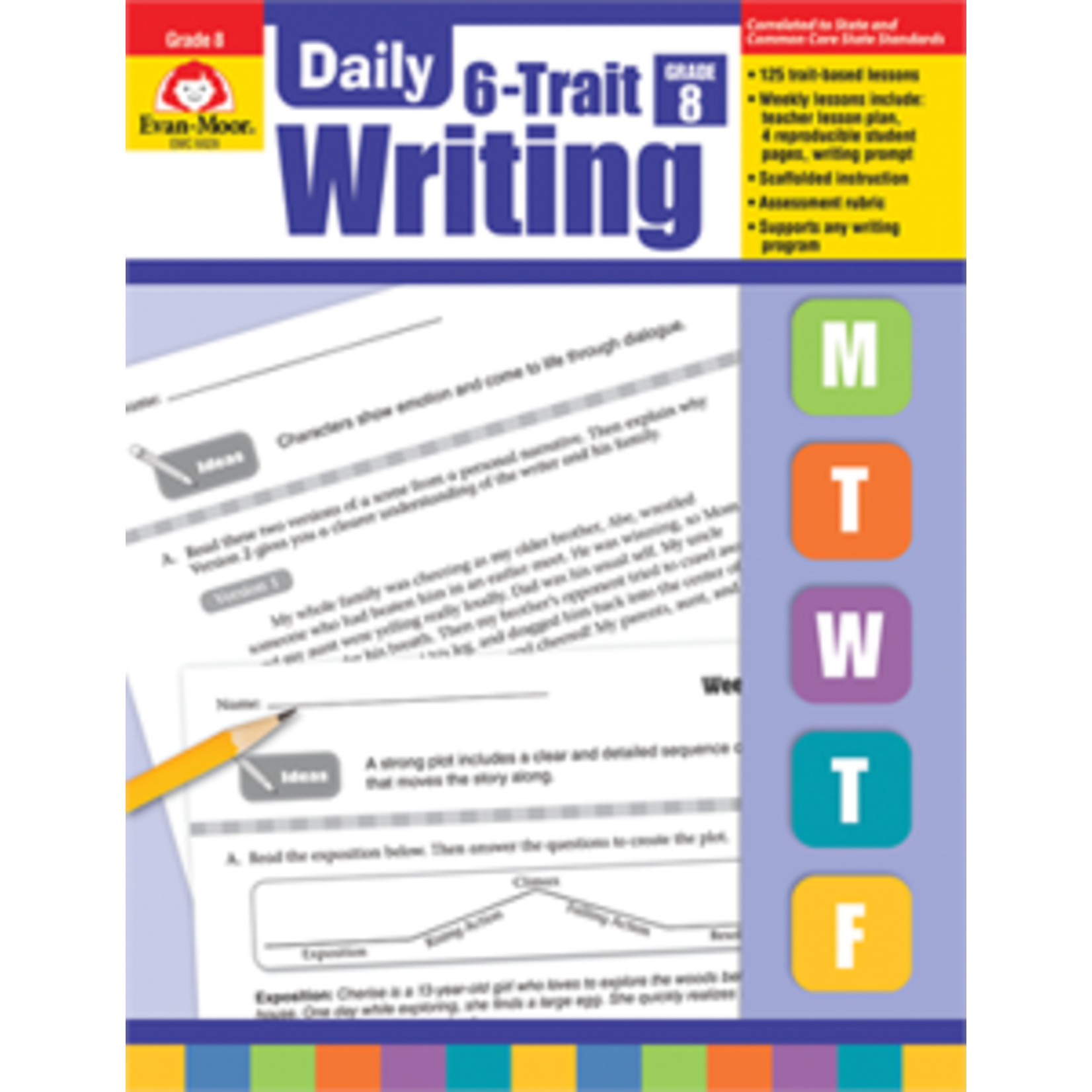 Evan-Moor Daily 6-Trait Writing, Grade 8 [EMC6028]