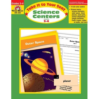 Evan-Moor Take It To Your Seat Science Centers, Grades 3-4