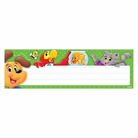 Trend Enterprises Playtime Pals Desk Toppers Name Plates