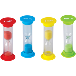 Teacher Created Resources Mini Sand Timers Combo 4-Pack