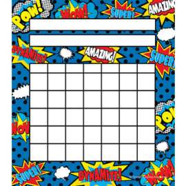 Teacher Created Resources Superhero Incentive Chart Pad