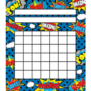 Teacher Created Resources Superhero Incentive Chart Pad