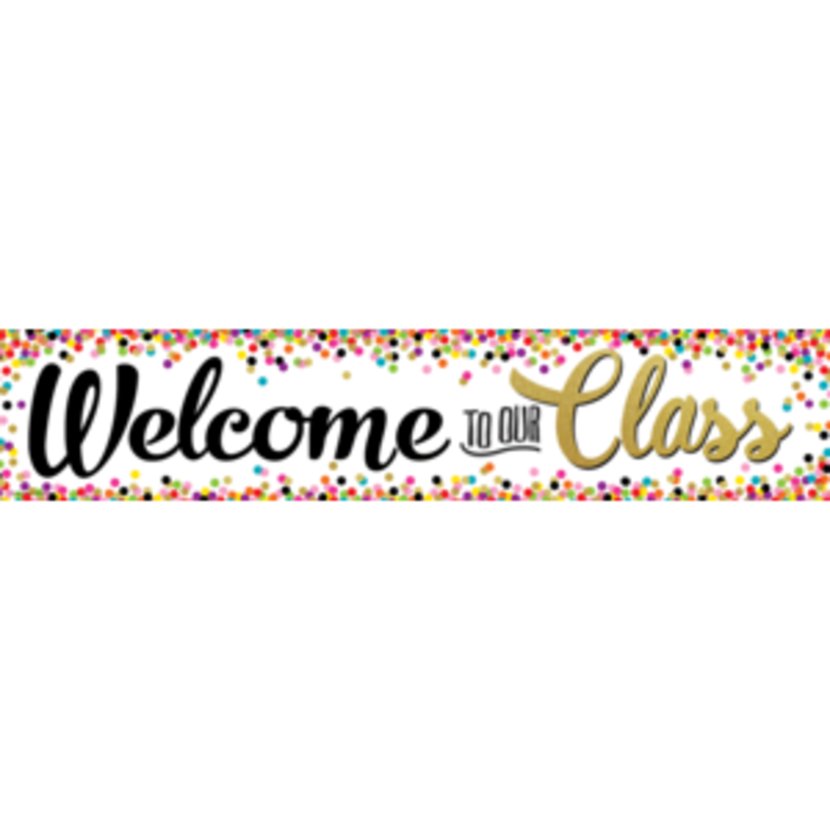Teacher Created Resources Confetti Welcome to Our Class Banner [TCR3606]