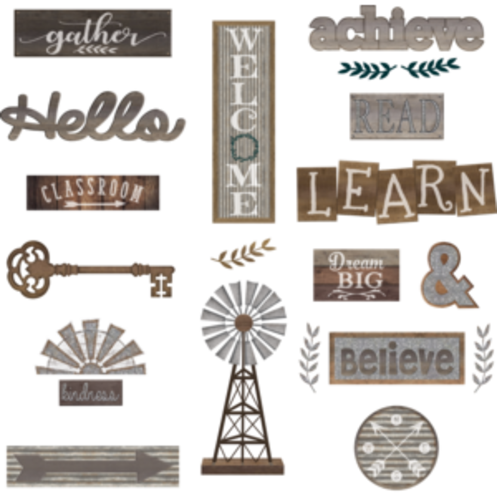Teacher Created Resources Home Sweet Classroom Wall Decor Bulletin Board Display Set [TCR8819]