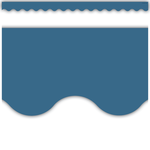 Teacher Created Resources Slate Blue Scalloped Border Trim [TCR9091]