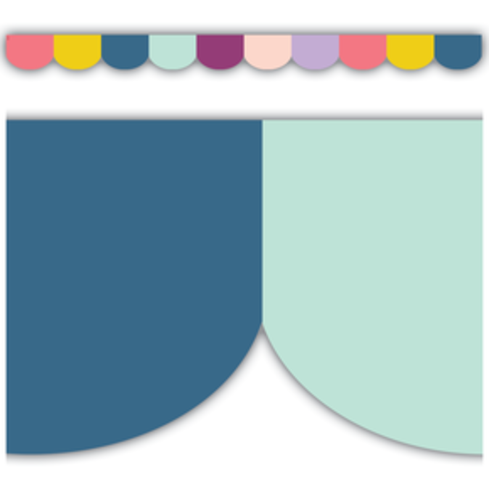 Teacher Created Resources Oh Happy Day Scalloped Die-Cut Border Trim [TCR9090]
