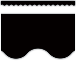 Teacher Created Resources Black Scalloped Border Trim [TCR4397]