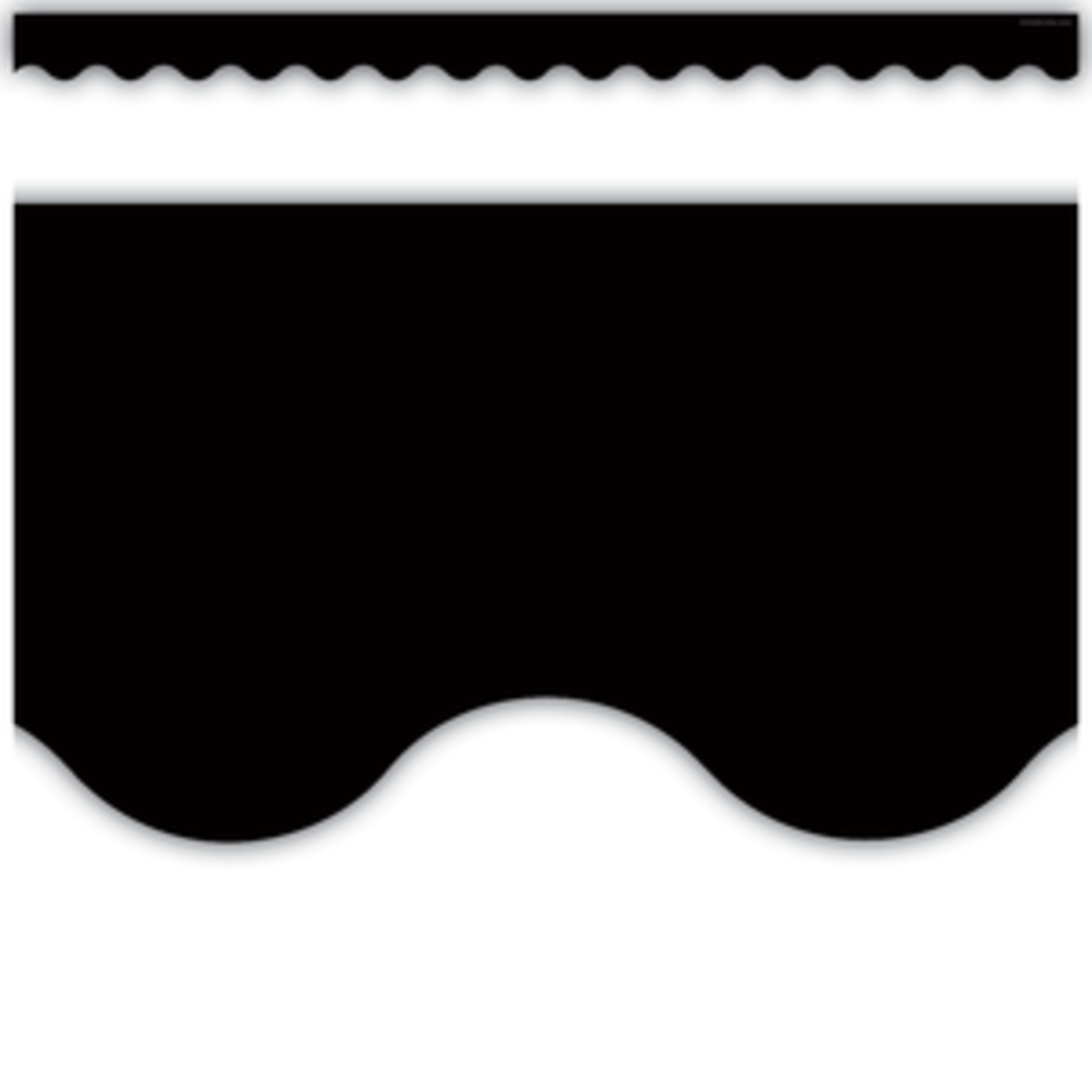Teacher Created Resources Black Scalloped Border Trim [TCR4397]