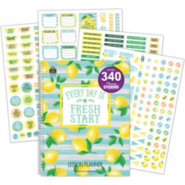 Teacher Created Resources Lemon Zest Lesson Planner