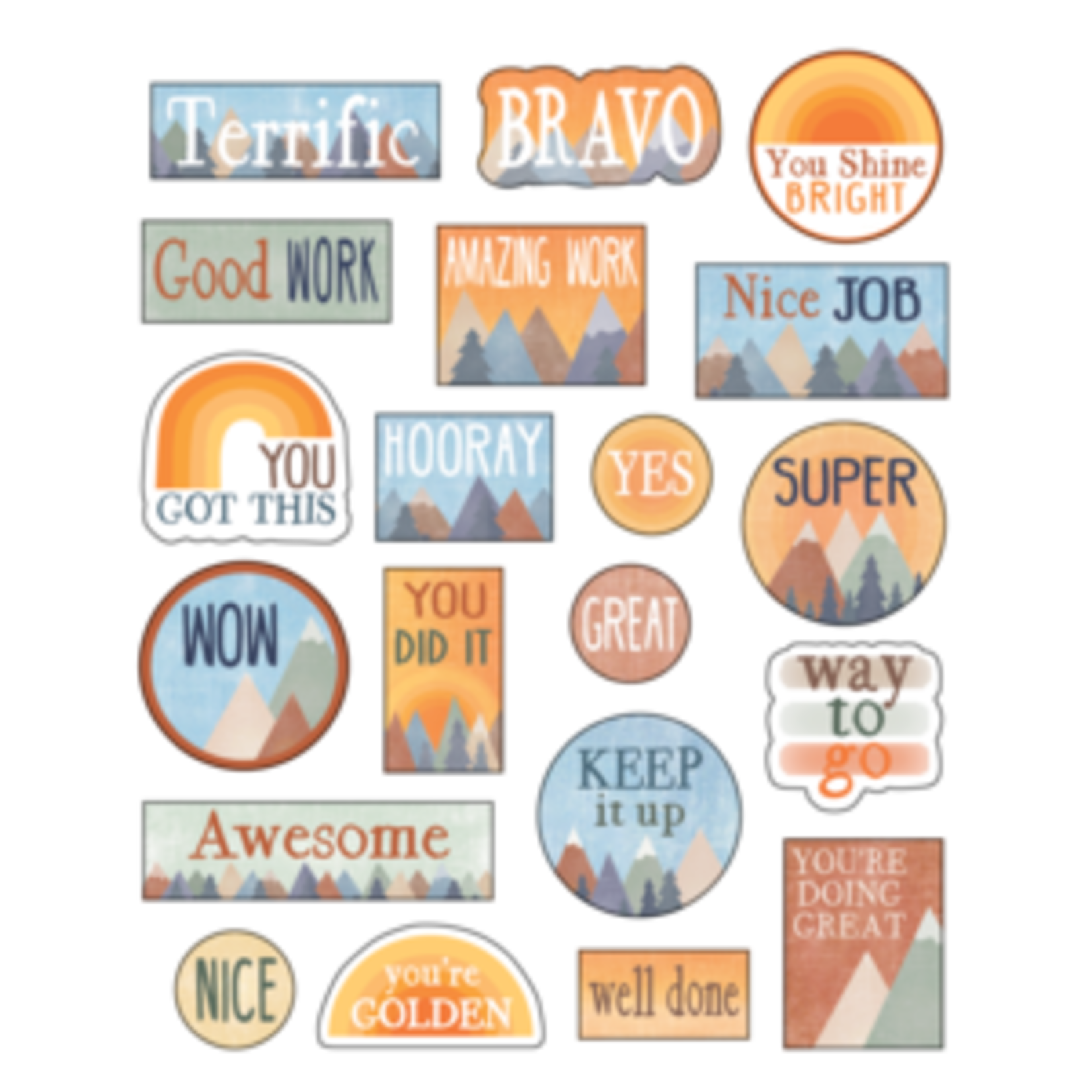 Teacher Created Resources Moving Mountains Stickers [TCR9146]