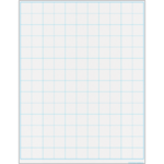 Teacher Created Resources Graphing Grid 1Â½ Inch Squares Write-On/Wipe-Off Chart 17x22 [TCR7115]