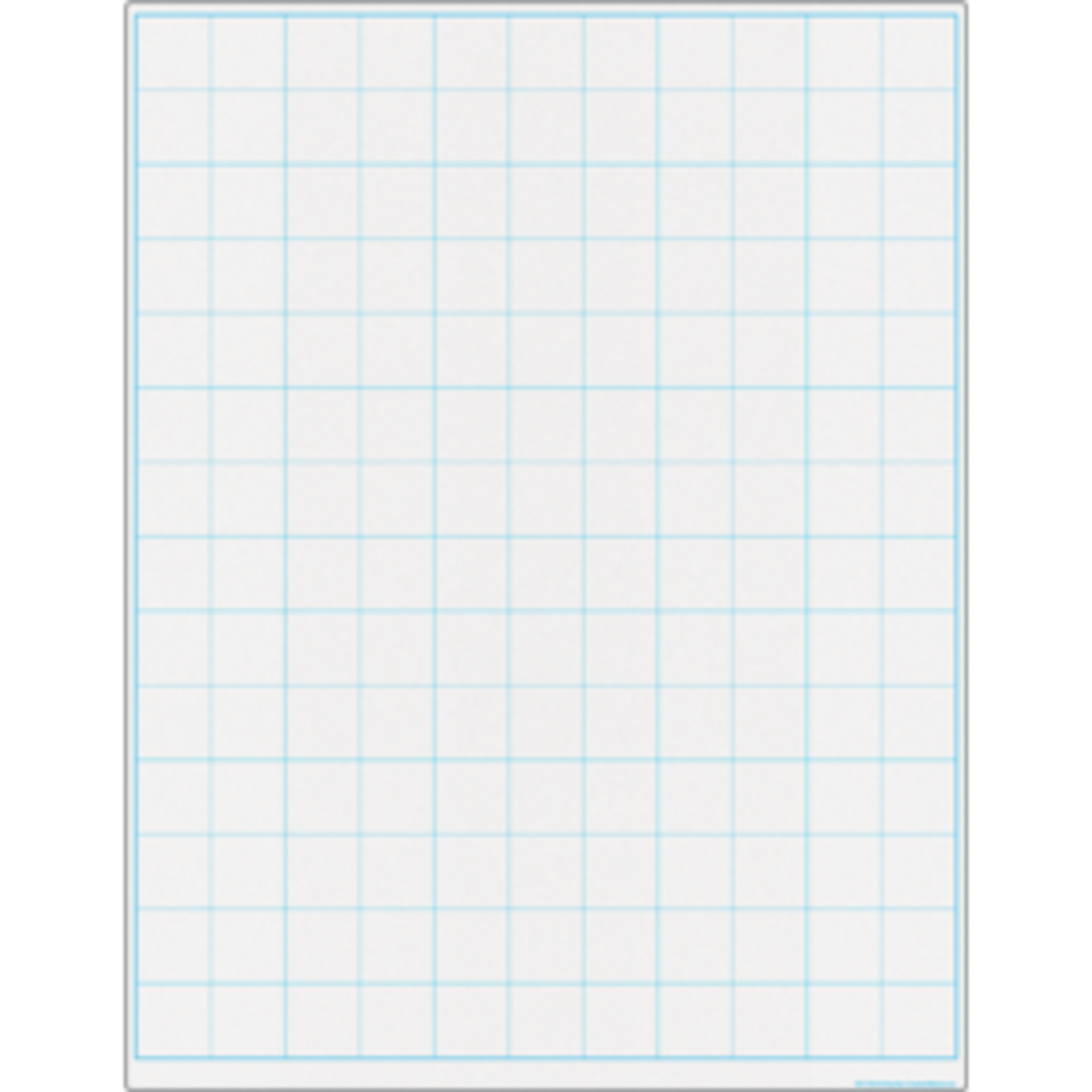 Teacher Created Resources Graphing Grid 1Â½ Inch Squares Write-On/Wipe-Off Chart 17x22 [TCR7115]