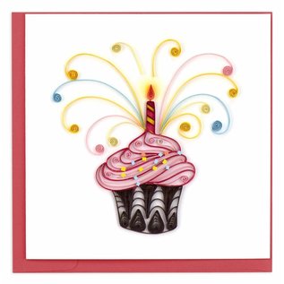 QUILLING CARDS, INC QUILLING CARD BIRTHDAY CUPCAKES