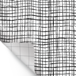 Teacher Created Resources Black Freestyle Grid Peel and Stick Decorative Paper [TCR70009]