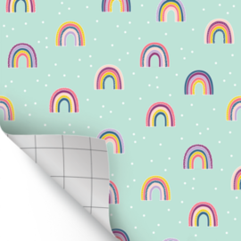 Teacher Created Resources Oh Happy Day Rainbows Peel and Stick Decorative Paper