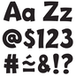 Trend Enterprises Black 4-Inch Playful Uppercase/Lowercase Combo Pack (English/Spanish) Ready Letters